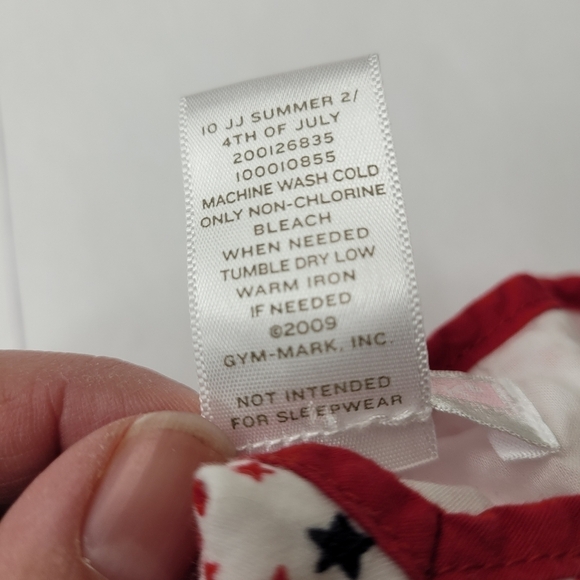 Janie and Jack 0-3 months Layette #pinktag 4th of July Romper 2010 - Picture 6 of 6